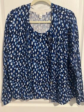 Lilly Pulitzer Fairley Cardigan and Shell XL